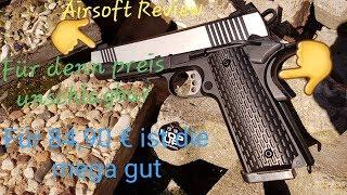 Airsoft Review: Army Armament R28 1911 Silver Slide GBB