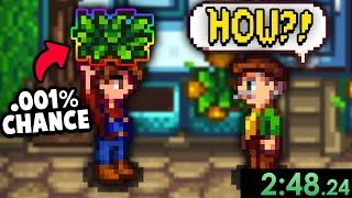 Someone BEAT The Unbeatable Stardew Speedrun...