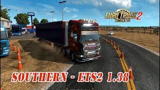 [ETS2 1.38] MOD TUNING SCANIA V8 | MAP SOUTHERN REGION V9.0