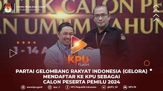 #KPUFlash Partai Gelombang Rakyat Indonesia mendaftar ke KPU sebagai Calon Peserta Pemilu 2024.