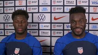 USMNT's Yunus Musah & Daryl Dike ahead of the Concacaf Nations League match vs El Salvador