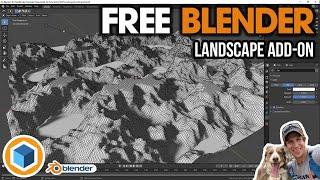 Creating LANDSCAPES IN Blender with the Free ANT Landscapes Add-On