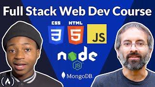 Full Stack Web Development for Beginners (Full Course on HTML, CSS, JavaScript, Node.js, MongoDB)