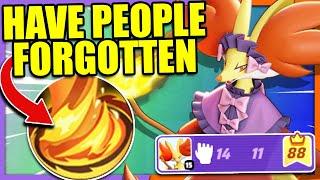 Almost no Cool Down Spins!! Fire Spin Delphox is INSANELY ANNOYING | Pokemon Unite