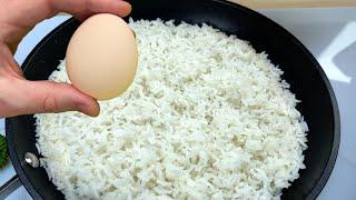 Prepare rice with eggs this way, the result is amazing! # 260