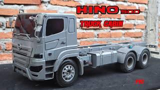 Hand Made RC Hino Truck Cabin from PVC || RC Hino 500 from PVC.#part 3