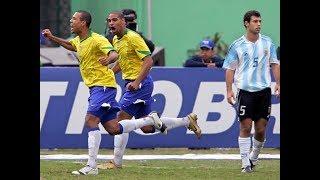 Brasil 2x2 Argentina (4x2) (25/07/2004) - Final Copa América 2004 (Brasil campeão)