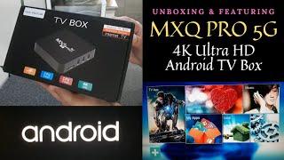 MXQ Pro 5G 4K Ultra HD Android TV Box | Featured Products | Services