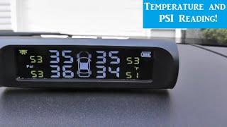 Wireless and Solar Powered Tire Pressure Gauge For Older Vehicles - TPMS Sensor