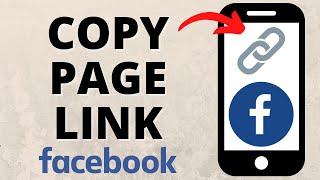 How to Copy Facebook Page Link - 2022