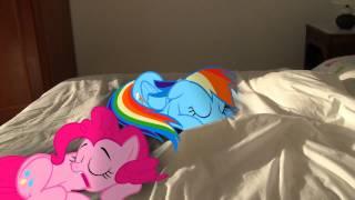 Rainbow Dash and Pinkie Pie Sleeping (MLP in real life)