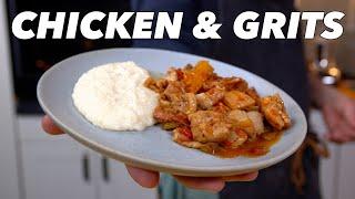 Homestyle Cooking: Rustic Chicken & Grits Recipe