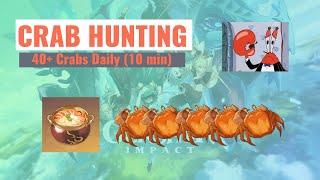 How to Farm 40+ Crabs Daily in Genshin Impact