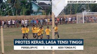 PROTES KERAS, LAGA TENSI TINGGI 8 BESAR MERENTEN CUP #tarkam #sepakbola #bola