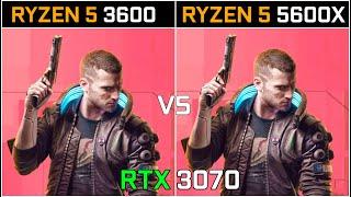 Ryzen 5 3600 vs Ryzen 5 5600X + RTX 3070 | Test in 8 Games | 1080p - 1440p