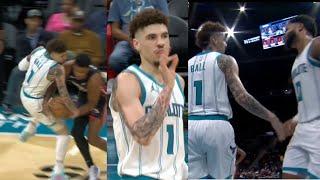 Lamelo GETS INTO it with heat player & REMINDS team "IM NOT DONE YET" after going off!