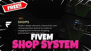 FiveM Shop UI | FiveM Shop System Free | FiveM Shop System UI Free | FiveM Server einrichten