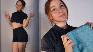 ASMR Gym Clothes Try-On Haul | Bo+Tee, Gymshark & Body Engineers Honest Review