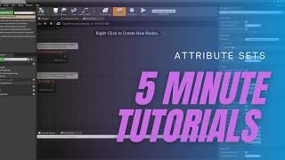 UE4 | 5 Minute Tutorial | Attribute Sets