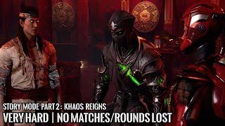 MORTAL KOMBAT 1 KHAOS REIGNS | Full Game Walkthrough | Very Hard | No Matches/Rounds Lost | 4K 60FPS