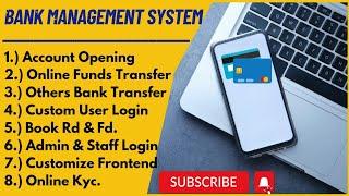 Online Banking Management System With Third party Transfer Using Php And Mysql