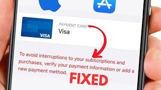 How To Fix To Avoid Interruptions To Your Subscriptions and purchases Verify Your Payment Info 2024