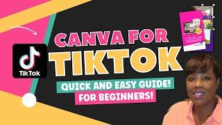 How to Make a TikTok Video in CANVA to Sell KDP Low Content Books [Canva Design Tutorial]