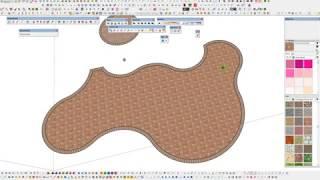 Sketchup for Hardscape Design - Smooth Curves, Borders and Specs