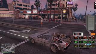 All BTTF DeLorean's Showcase Gta 5 Mod