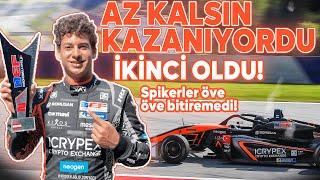 CEM BÖLÜKBAŞI AZ KALSIN YİNE KAZANIYORDU! SPİKERLER ÖVE ÖVE BİTİREMEDİ | EuroFormula Open Yarış Özet