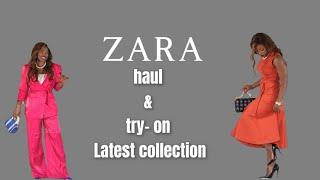 ZARA HAUL AND TRY ON 2024 I ZARA LATEST SUMMER FALL COLLECTION with Lady Nneka