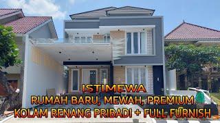 ISTIMEWA.. RUMAH MEWAH PREMIUM ADA KOLAM RENANGNYA DAN BONUS FULL FURNISH DALAM PERUMAHAN ELIT