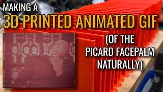 Making a Picard Meme 3D Printed Lithophane Animated GIF!