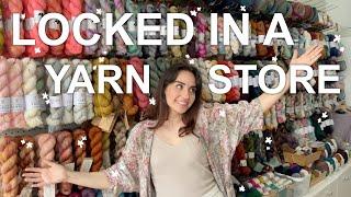 Locked in a yarn store for 6 hours | Woozy By Céline