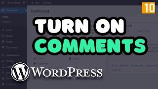 disable comments wordpress || wordpress tutorial for beginners