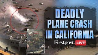 California Plane Crash LIVE: 2 Killed, Multiple Injured as Plane Crashes into Building in US