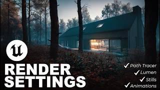 How to Render in Unreal Engine 5 | Perfect Stills and Animations