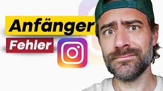 Anfängerfehler auf Instagram die du vermeiden solltest