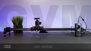 GVM GR-80QD - Motorized Slider - Carbon Fiber