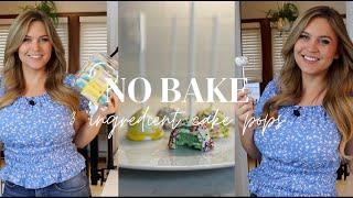 Make 3 Ingredient NO BAKE Cake Pops with me!