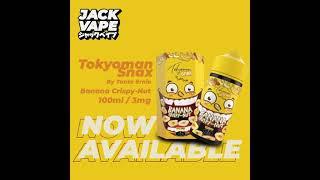 Jack Vape Jackvape vaping liquid Tokyo Snaxman Banana Crispy feat. Tante Ernie