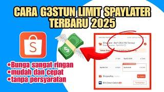 Cara Gestun Shopee Paylater 2025 | Tutorial Mudah dan Aman! mencairkan limit spaylater