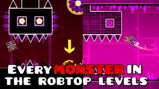 Every Monster In The Robtop Levels