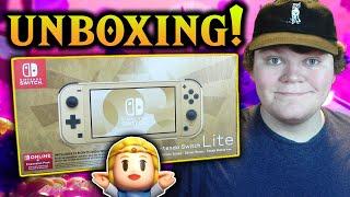 Nintendo Switch Lite HYRULE EDITION Unboxing - The Best Switch Lite Model Yet?