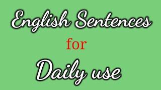 English Sentences for Daily Use/English Sentence Practice/Spoken English/Bright Simple English