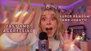Fast and Aggressive ASMR but it’s Completely and Utterly RANDOM! Chaotic for People w ADHD 