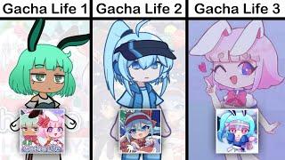 Gacha Life 1 VS Gacha Life 2 VS Gacha Life 3: 