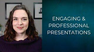 Create Engaging and Professional Online Presentations