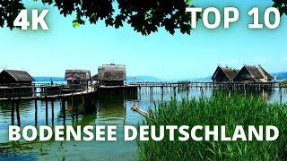 BODENSEE - TOP 10 - muss man gesehen haben! TOP REISEZIELE in Deutschland