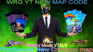 Free Fire new trending Craftland map ️ | New autokill hacker Craftland map code